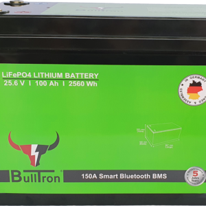 25.6V Bulltron Polar 100Ah LiFePO4 Akku mit Smart BMS, Bluetooth App und Heizung